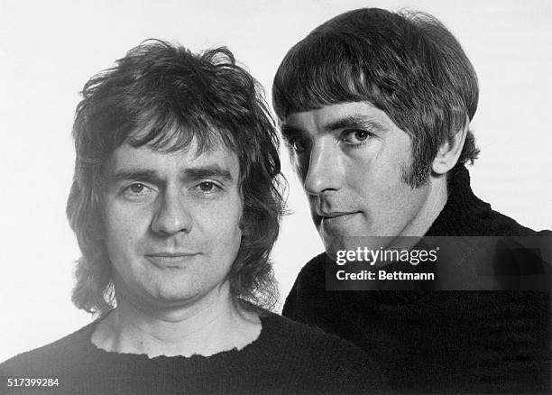 Actors Dudley Moore and Peter Cook, creators and co-stars of "Good Evening."