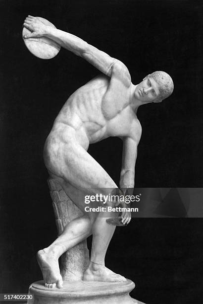 Roman copy of Discobolus by Myron.