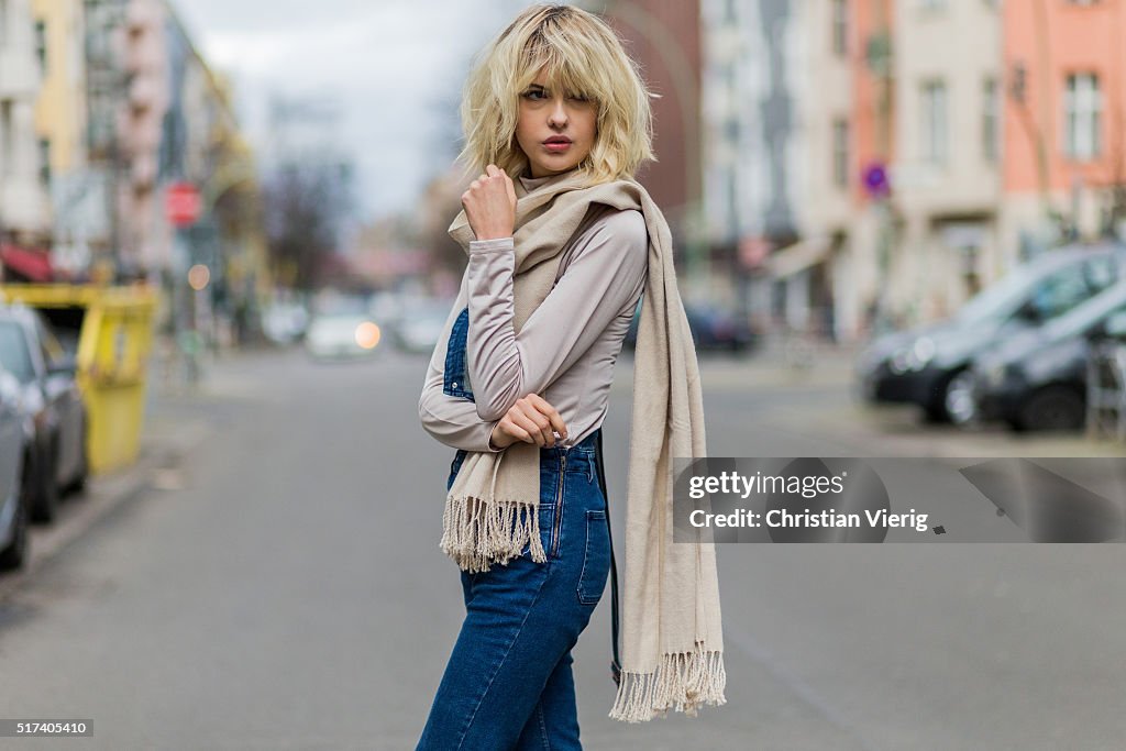 Street Style In Berlin - March 24, 2016