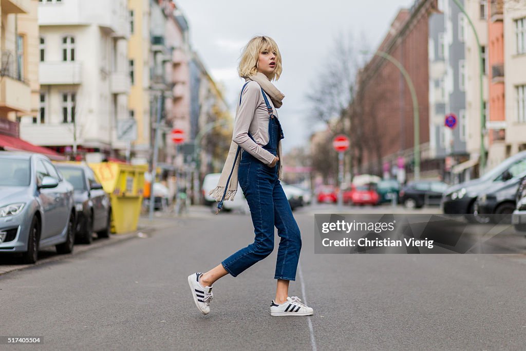 Street Style In Berlin - March 24, 2016