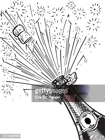 Champagne bottle Champagne bottle