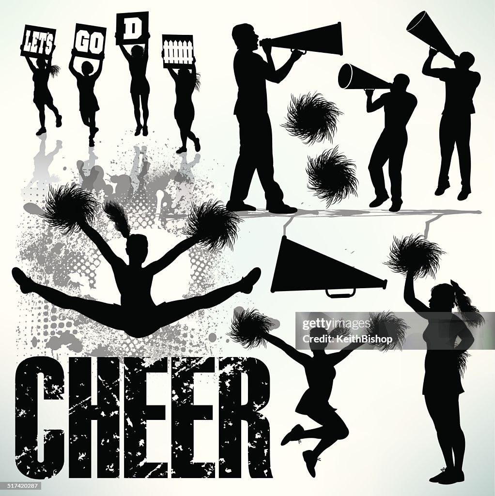 Cheerleaders Vector