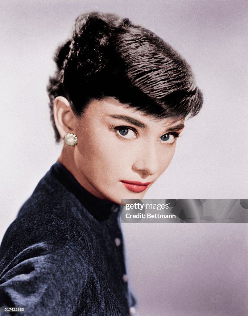 Portrait of Actress Audrey Hepburn
