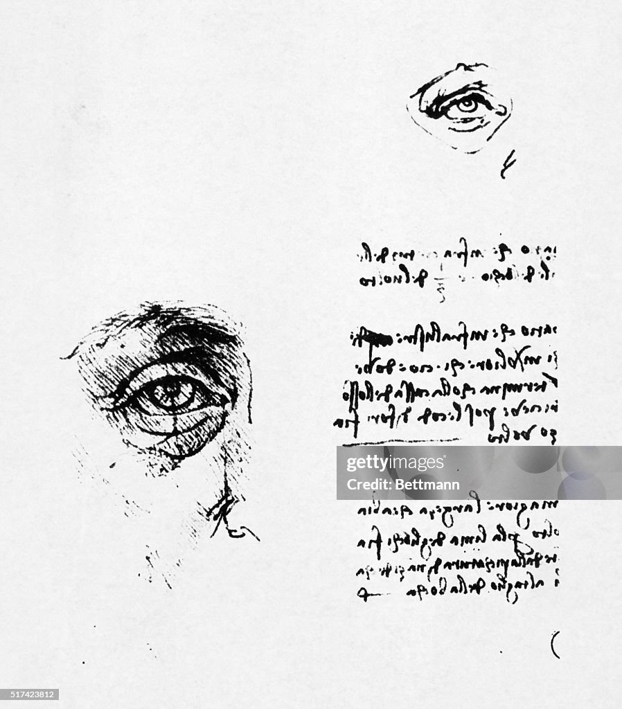 Drawings of the Eye by Leonardo da Vinci