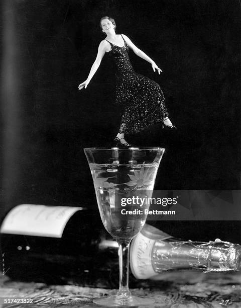 "Dancing on the brim of a glass seems like precarious fun, but not when Marguerite Churchill does it with the help of the Fox Film cameraman." Thus...