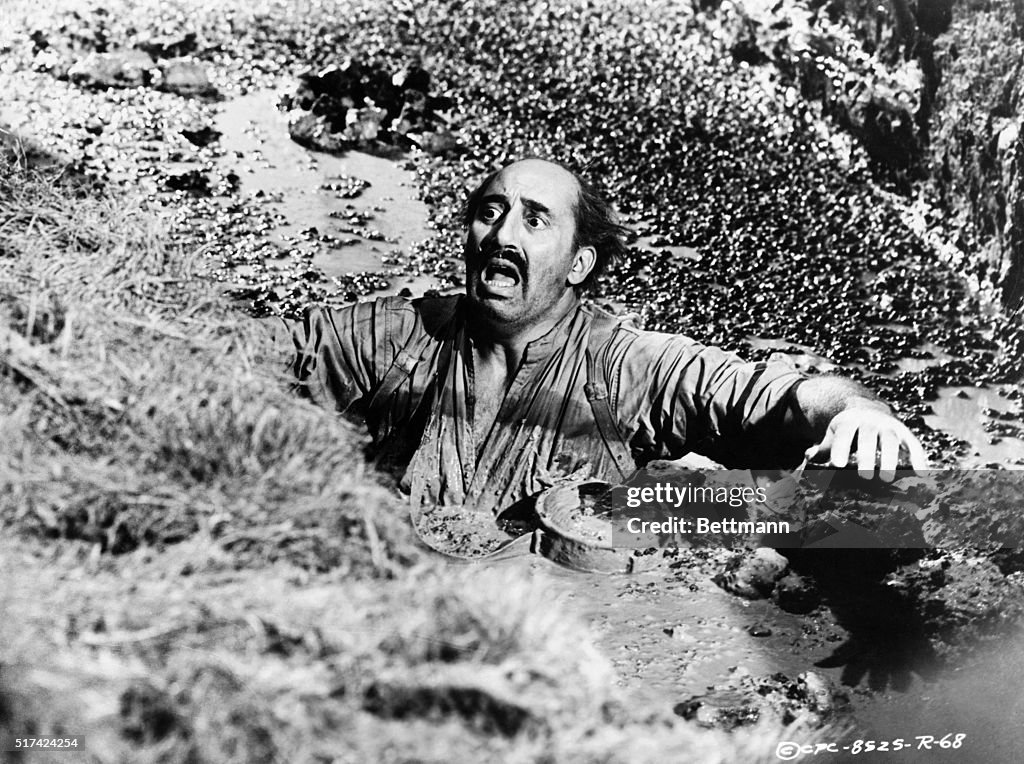 Man Drowning in Quicksand