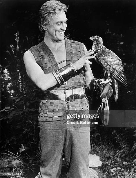 Kirk Douglas is shown in The Vikings, a United Artist Picture which was directed by Richard Fleischer.