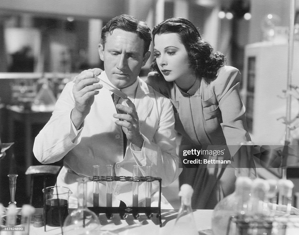 Spencer Tracy and Hedy Lamarr
