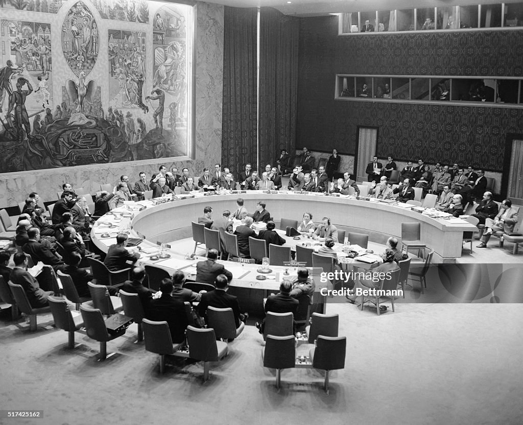 United Nations Delegates Voting