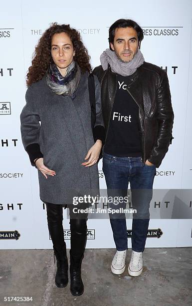 Fashion designer Yigal Azrouel and guest attend The Cinema Society with Hestia & St-Germain host a screening of Sony Pictures Classics' "I Saw the...