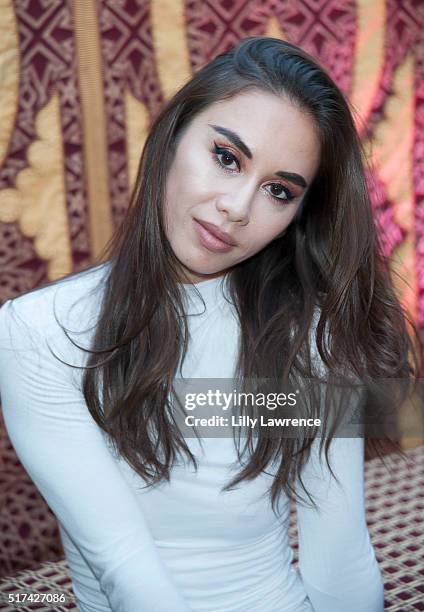 Rumi Neely attends The CURATOR LA presents Spring Story "Marrakech Meets California" hosted by Rumi Neely and Isabella Huffington at the Curator LA...