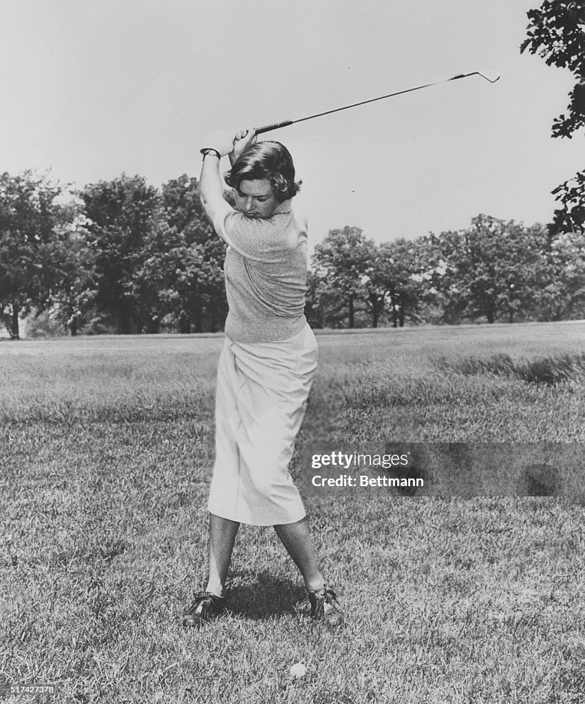 Golfer Betsy Rawls