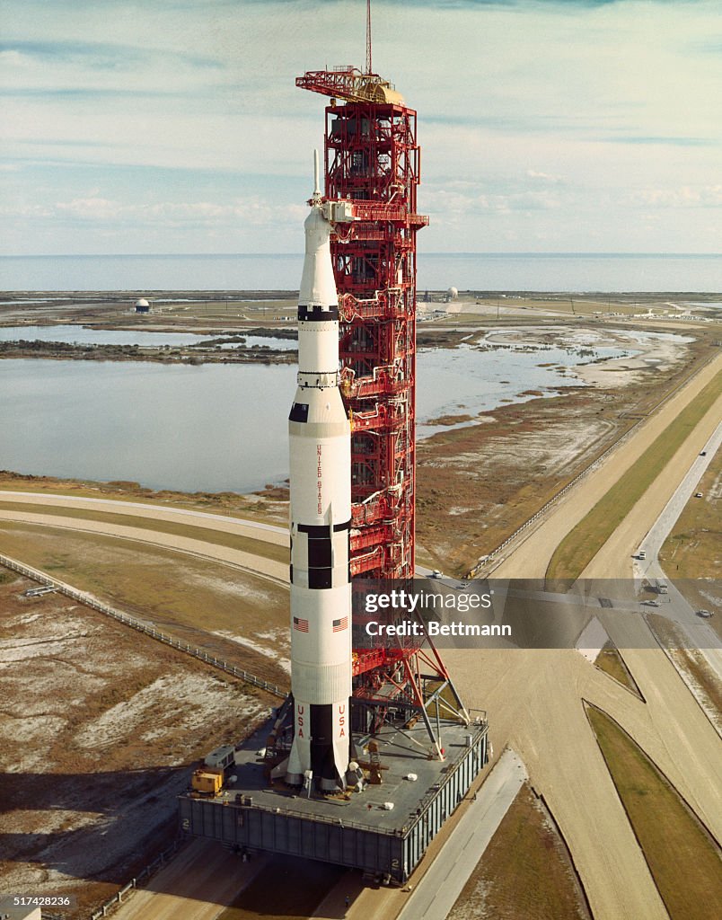 Rocket on Launching Pad Site