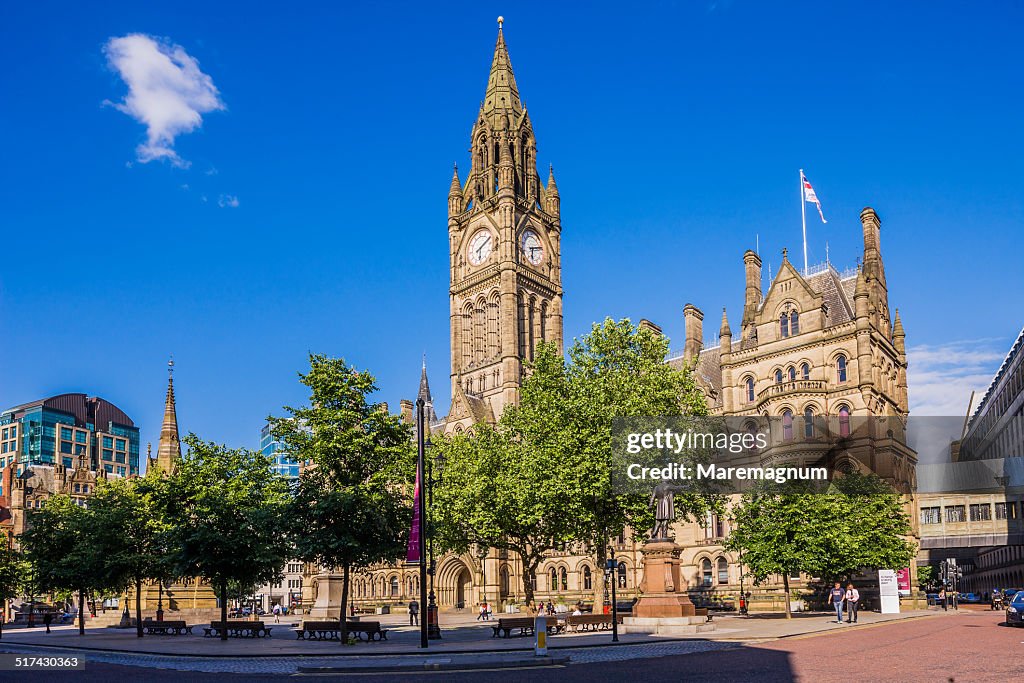 Albert square, the Town Hall