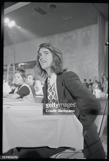 Washington: R. Sargent Shriver III, is an interested observer as he watches the Democratic National Committee overwhelmingly approve his father, R....