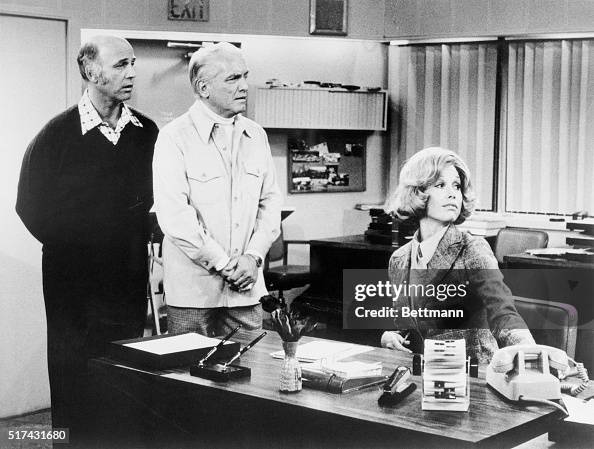 Portrait of Gavin MacLeod, Ted Knight and Mary Tyler Moore Portrait of Gavin MacLeod, Ted Knight and Mary Tyler Moore