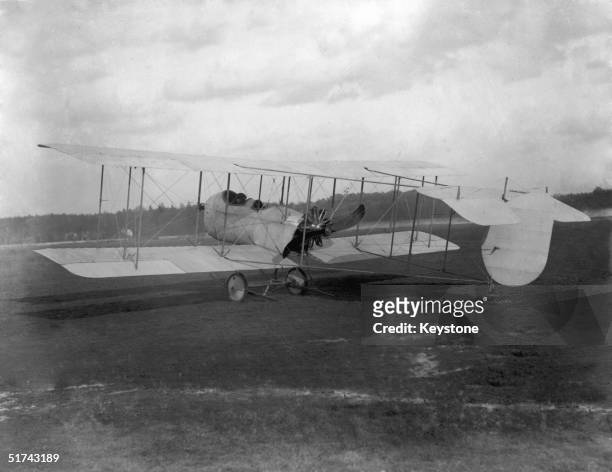 Vickers F.B.5 Biplane which was dubbed the Gunbus when it was first used on the Western Front. The plane remained in service until 1916.