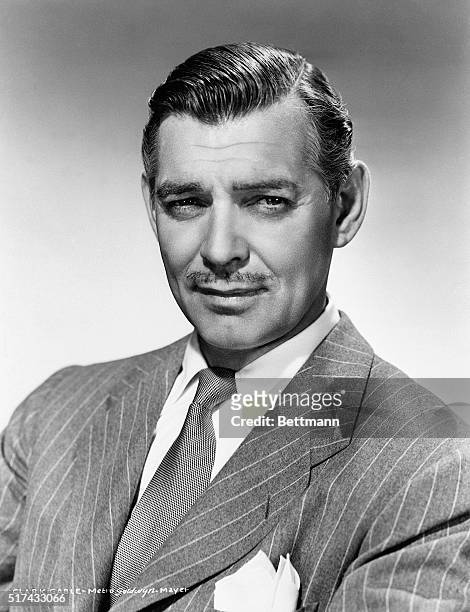 Portrait of screen actor Clark Gable, MGM star. Filed: 6/15/1946.