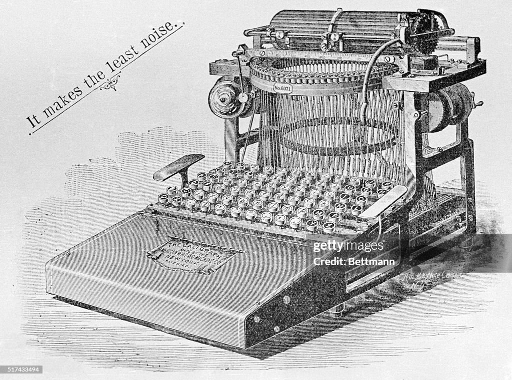 Shift Caligraph Typewriter Caligraph.