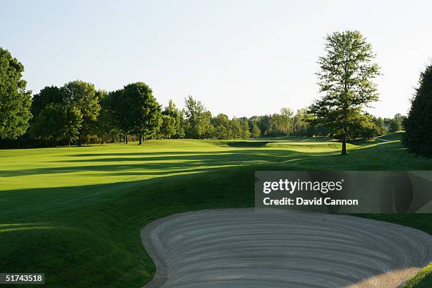 The 454 yard 4 7th hole at Crooked Stick Golf Club, on September 08, 2004 in Carmel, Indianapolis, USA.