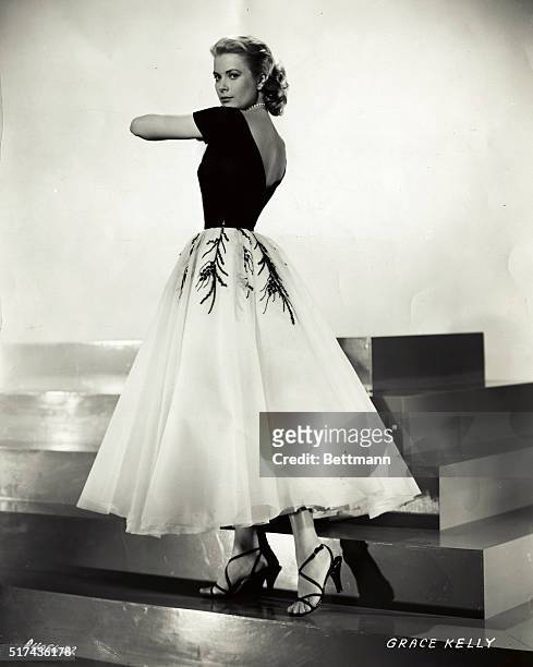 Publicity photo of American actress Grace Kelly . Circa 1954.