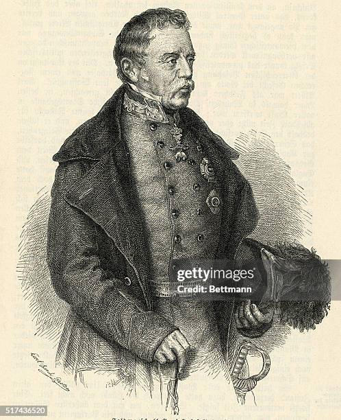 Portrait of Austrian Field Marshal Joseph Radetzky.