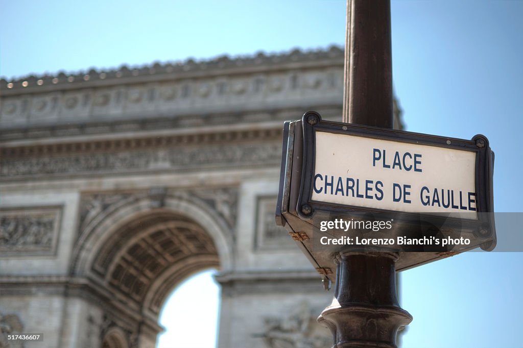 Arc de Triomphe and Place Charles de Gaulle