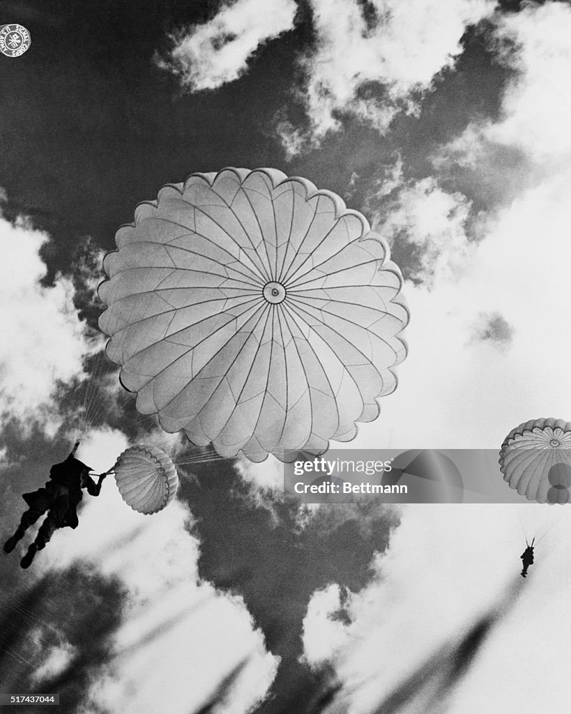 Parachute Jumper in Action