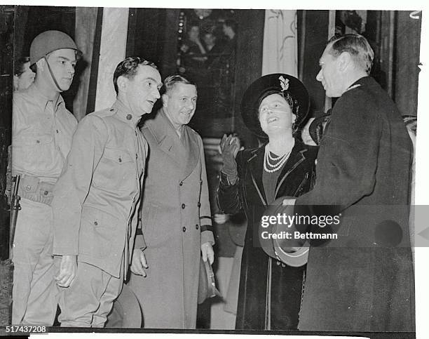 When the British royal family turned out to see the opening of the all-soldier show, "This is the Army," at the London Palladium, the King and Queen...