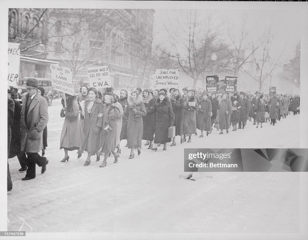 CWA Workers Marching to White House