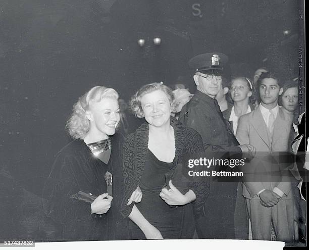 Opening of Anything Goes at El Capitan Theater, Hollywood...Many members of the film colony turned out for the opening of Anything Goes at the El...