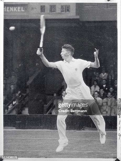 Playing for the first time with America's greatest amateur tennis aggregation--the Davis Cup Team--Donald Budge, the up and coming star from...