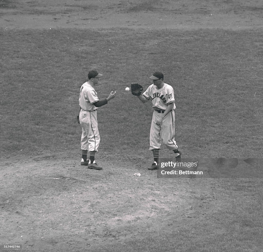 Baseball Game Action with Lou Boudreau