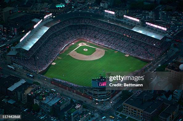 Wrigley Field from Overhead Wrigley Field from Overhead