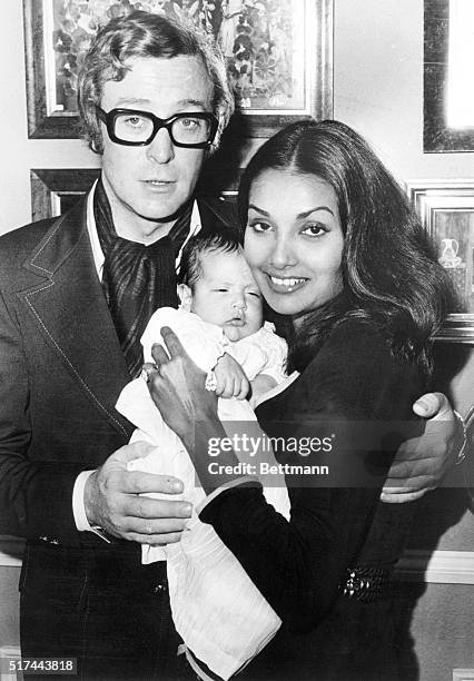 London, England-: Here's actor Michael Caine in his real life role as "Daddy." With his wife Shakira, Caine helps his daughter Natasha Halima meet...