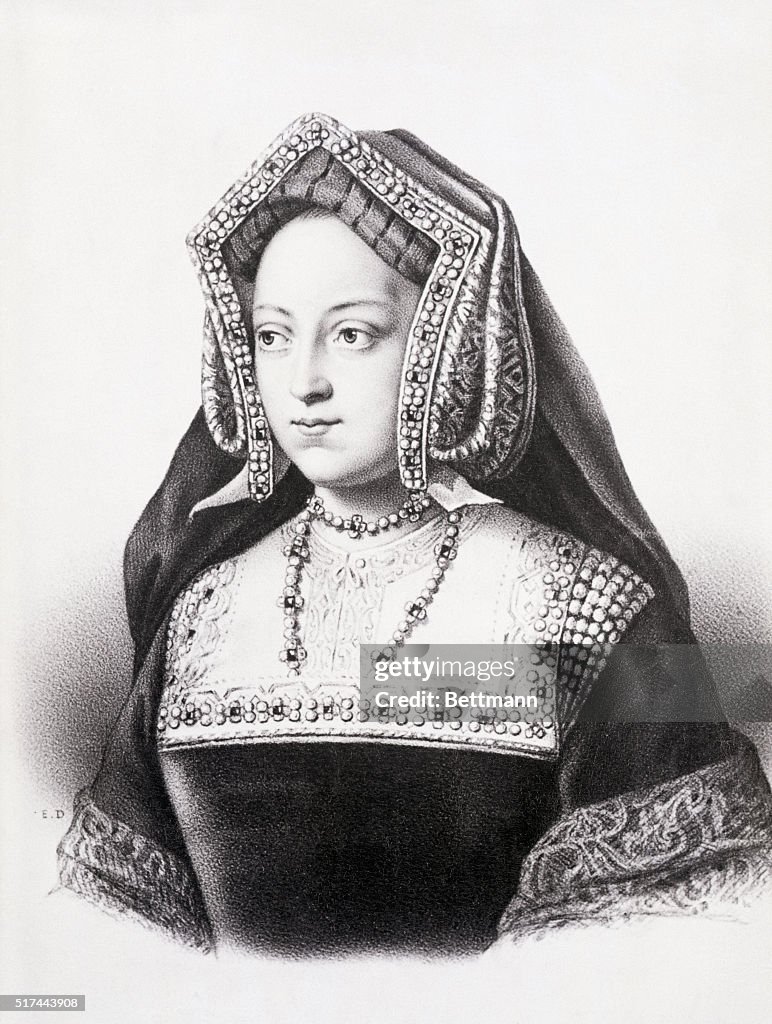 Portrait Of Catherine Of Aragon 1483 1536 First Wife Of Henry VIII portrait-of-catherine-of-aragon-1483-1536-first-wife-of-henry-viii