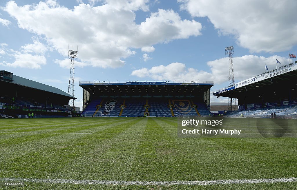 Portsmouth v Notts County - Sky Bet League Two