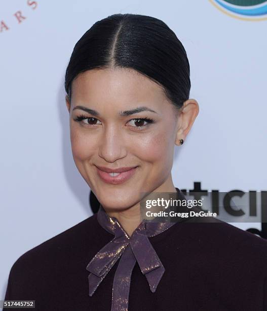 Actress Julia Jones attends UCLA Institute of the Environment and Sustainability celebration of the Champions Of Our Planet's Future on March 24,...