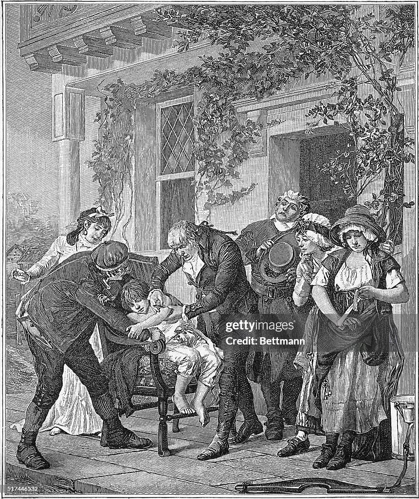 First Inoculation Illustration entitled