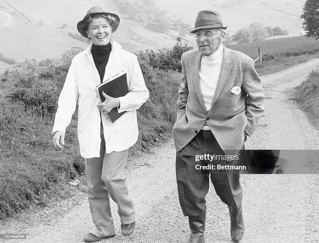 Katharine Hepburn with George Cukor