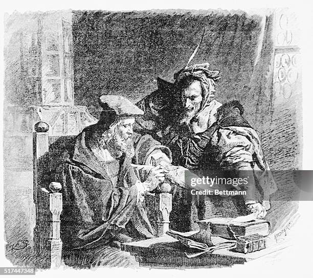 Faust Signing 289 Pact With The Devil Stock Photos, High-Res Pictures, and Images ...