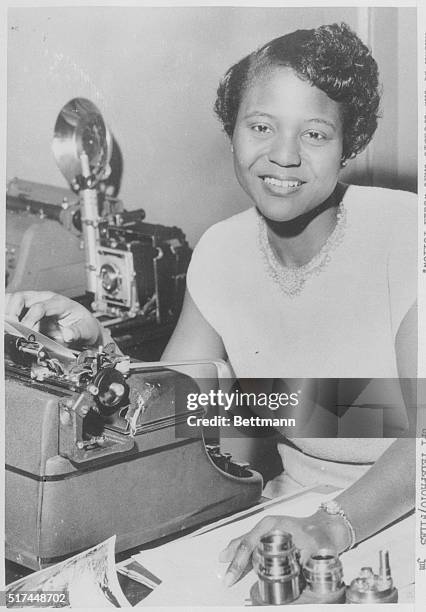 Miss Arthurine Lucy said she was "Flated" when informed by the University of Alabama she had been accepted as the 136-year-old school's first.