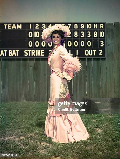 Ester Williams is shown here in MGM's Take Me Out To The Ball Game.