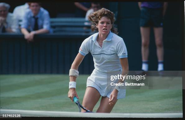 United States tennis professional Kathy Jordan seen in action on the ...