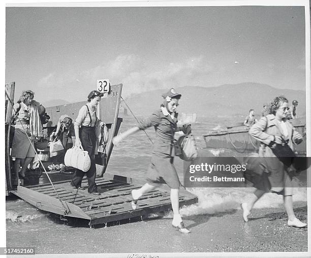 "Ladies Day" on the Riviera. Southern France. Time for Yanks in the coastal region of Southern France to sit up and take notice-lady visitors have...