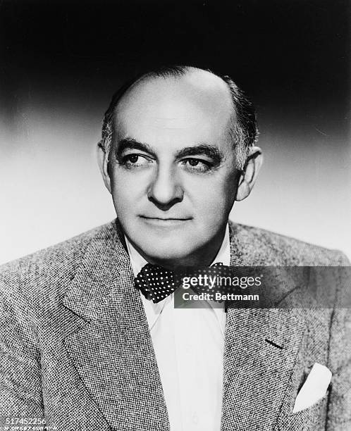Portrait of Harry Cohn president of Columbia Pictures.