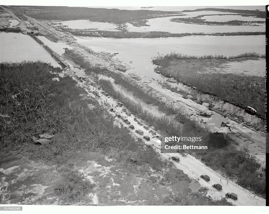 View of Body Laden Area Due to Hurricane Disaster