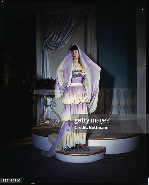 Model Wearing Biblical Type Fashion Model Wearing Biblical Type Fashion