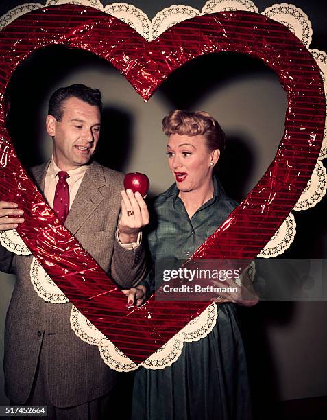 Eve Arden gets an Apple for being the teacher from Robert Rockwell who thinks it's an appropriate sort of Valentine for teacher character, Connie...