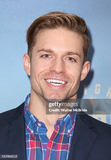 Hunter Ryan Herdlicka attends the Broadway Opening Night Performance of 'Bright Star' at the Cort Theatre on March 24, 2016 in New York City.